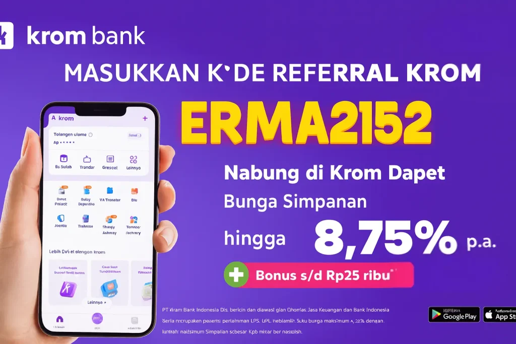 Kode Referral Krom Bank